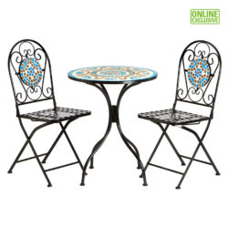 Metal Mosaic 2-Seater Bistro Set